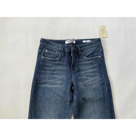 Guess Marciano Women’s Mid Rise Cigarette Slim Straight Crop Jeans Size 25 - Picture 5 of 11